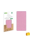 BiOBUDDi® BB-0017 | építőjáték alaplap nagy méretű kockákhoz - 100% kompatibilis minden más kedvelt márka nagy méretű kockáival | 8x16 bütyök világos rózsazsín