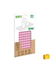 BiOBUDDi® BB-0017 | építőjáték alaplap nagy méretű kockákhoz - 100% kompatibilis minden más kedvelt márka nagy méretű kockáival | 8x16 bütyök világos rózsazsín