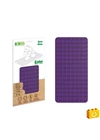 BiOBUDDi® BB-0017 | építőjáték alaplap nagy méretű kockákhoz - 100% kompatibilis minden más kedvelt márka nagy méretű kockáival | 8x16 bütyök lila