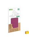 BiOBUDDi® BB-0017 | építőjáték alaplap nagy méretű kockákhoz - 100% kompatibilis minden más kedvelt márka nagy méretű kockáival | 8x16 bütyök fukszia