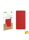 BiOBUDDi® BB-0017 | építőjáték alaplap nagy méretű kockákhoz - 100% kompatibilis minden más kedvelt márka nagy méretű kockáival | 8x16 bütyök vörös