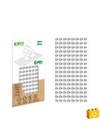 BiOBUDDi® BB-0017 | építőjáték alaplap nagy méretű kockákhoz - 100% kompatibilis minden más kedvelt márka nagy méretű kockáival | 8x16 bütyök fehér