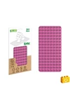 BiOBUDDi® BB-0017 | építőjáték alaplap nagy méretű kockákhoz - 100% kompatibilis minden más kedvelt márka nagy méretű kockáival | 8x16 bütyök sötét rózsaszín