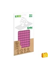 BiOBUDDi® BB-0017 | építőjáték alaplap nagy méretű kockákhoz - 100% kompatibilis minden más kedvelt márka nagy méretű kockáival | 8x16 bütyök sötét rózsaszín