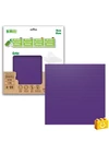 BiOBUDDi® BB-0095 | építőjáték alaplap - 100% kompatibilis minden más kedvelt márkával | 32x32 bütyök lila