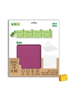 BiOBUDDi® BB-0095 | építőjáték alaplap - 100% kompatibilis minden más kedvelt márkával | 32x32 bütyök fukszia