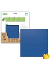 BiOBUDDi® BB-0095 | építőjáték alaplap - 100% kompatibilis minden más kedvelt márkával | 32x32 bütyök sötétkék