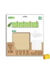 BiOBUDDi® BB-0095 | építőjáték alaplap - 100% kompatibilis minden más kedvelt márkával | 32x32 bütyök bézs