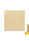 BiOBUDDi® BB-0095 | építőjáték alaplap - 100% kompatibilis minden más kedvelt márkával | 32x32 bütyök bézs