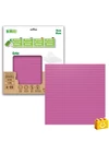 BiOBUDDi® BB-0095 | építőjáték alaplap - 100% kompatibilis minden más kedvelt márkával | 32x32 bütyök sötét rózsaszín