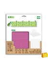 BiOBUDDi® BB-0095 | építőjáték alaplap - 100% kompatibilis minden más kedvelt márkával | 32x32 bütyök sötét rózsaszín
