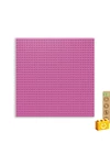 BiOBUDDi® BB-0095 | építőjáték alaplap - 100% kompatibilis minden más kedvelt márkával | 32x32 bütyök sötét rózsaszín