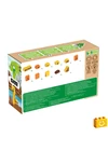BiOBUDDi® BB-0103 | bio építőjáték | Sztyeppe - 2 az 1-ben zsiráf vagy jávorszarvas - 100% kompatibilis minden más kedvelt márkával