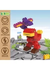BiOBUDDi® BB-0187 | bio építőjáték | T-rex és Pterodactyl - 100% kompatibilis minden más kedvelt márkával