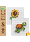 BiOBUDDi® BB-2014 | bio mozaik építőjáték készlet | Napraforgó vagy teknős