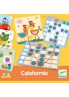 DJECO - Éduludo Coloformix - Forma-és színfelismerő logikai játék - Állatvilág