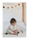 Label-Label - fekete-fehér Montessori formaépítő fajáték