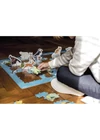 JANOD - Veszélyeztett állatok - 200 db-os puzzle bőröndben 3D figurákkal