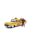 JADA - Marvel - Deadpool figura és sárga Taxi