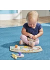 Melissa & Doug Fa készségfejlesztő játék, Puzzle fogantyúval, szafari