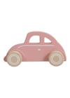 LITTLE DUTCH - Rózsaszín, tologatható, fa Beetle játékautó