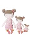 LITTLE DUTCH - Rosa - textilbaba rózsaszín - 10 cm