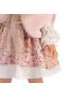 LLORENS - Lucia - kislány játékbaba divatos ruhában - 40 cm