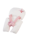 LLORENS - Mimi - csecsemő kislány játékbaba nevető funkcióval és babafotellel - 42 cm