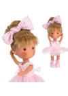 LLORENS - Miss Ballerina - Miss Minis kollekció baba balettruhában - 26 cm