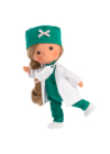 LLORENS - Doktornő - Miss Minis orvosi kollekció baba orvosi köpenyben és maszkkal - 26 cm