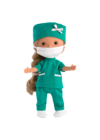 LLORENS - Nővér - Miss Minis orvosi kollekció baba nővér ruhában és maszkkal - 26 cm