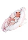 LLORENS - Nica - csecsemő kislány játékbaba párnával - 40 cm
