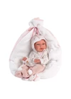 LLORENS - Nica - csecsemő kislány játékbaba párnával - 40 cm