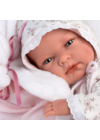 LLORENS - Nica - csecsemő kislány játékbaba párnával - 40 cm