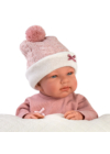 LLORENS - Tina - csecsemő kislány játékbaba párnával és takaróval - 43 cm