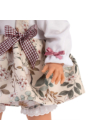 LLORENS - Tina - kislány játékbaba virágos ruhában - 40 cm