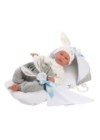LLORENS - Tino - csecsemő kisfiú játékbaba síró funkcióval és fekhellyel - 44 cm