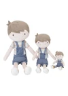 LITTLE DUTCH - Jim, kék ruhában - textilbaba  - 50 cm