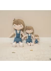 LITTLE DUTCH - Jim, kék ruhában - textilbaba  - 50 cm