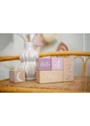 Label-Label - Mérföldkő kockák fából - Pink