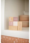 Label-Label - Mérföldkő kockák fából - Pink