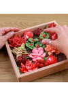 Sensory art - Gyurma művészet - Succulensek - Kövirózsa kert - Kreatív készlet/vörös