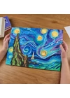 Sensory art - Gyurma művészet -Vincent van Gogh - Csillagos éjszaka
