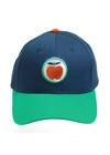 Baseball sapka - Hímzett Alma mintás - Red apple