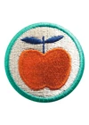 Baseball sapka - Hímzett Alma mintás - Red apple