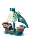 Építőjáték, Pop to play - Kalózhajó 3D - Pirate boat 3D