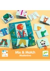 Fejlesztő játék - Állatdivat, 54 db-os - Eduludo Mix and Match Modanimo