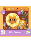 Fejlesztő játék, megfigyelés - Keress és pörgess, Szavanna - Eduludo Obs Savana