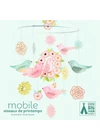 Szélmobil föggődísz - Tavaszi madárkák - Spring Birds