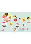Szélmobil függődísz - Édességek - Sweets
